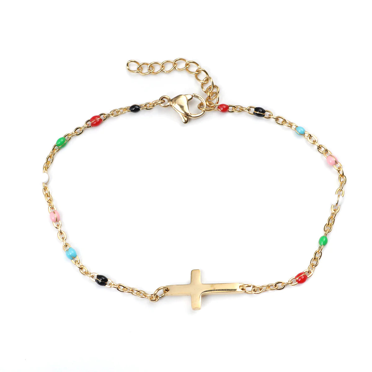 ✝️: Cross Stainless Steel Bracelet