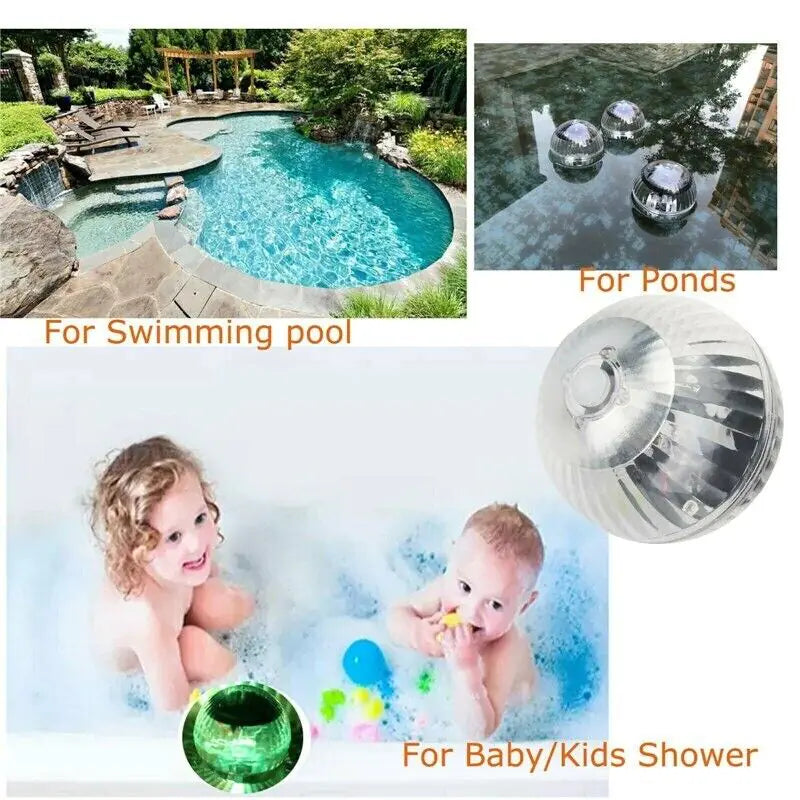 💡: Solar LED Floating Pool Light - RGB Color Changing Garden Pond Lamp