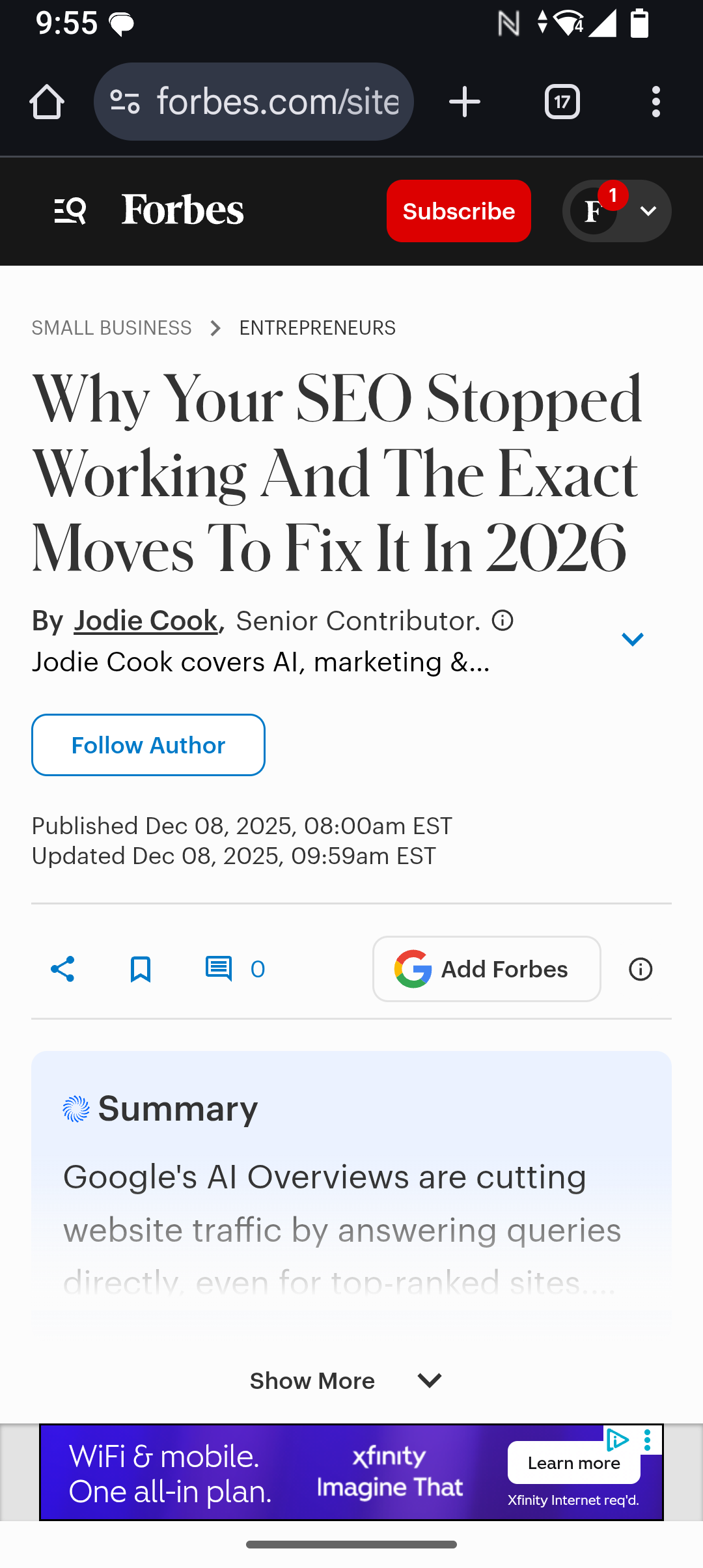 The SEO Game Just Changed: What Forbes Says You Need To Win In 2026