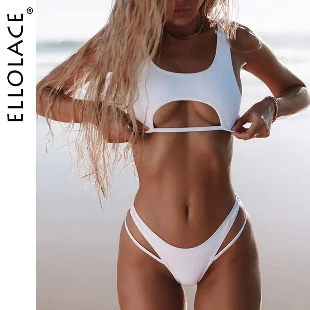 🔥: Hollow Out Micro Bikini - Stylish Cut-Out Two-Piece