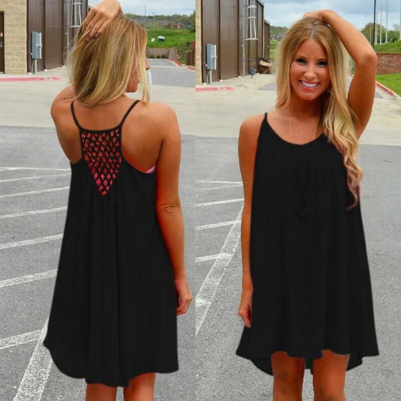 👗: Beach Chiffon Dress - Lightweight Summer Resort Wear