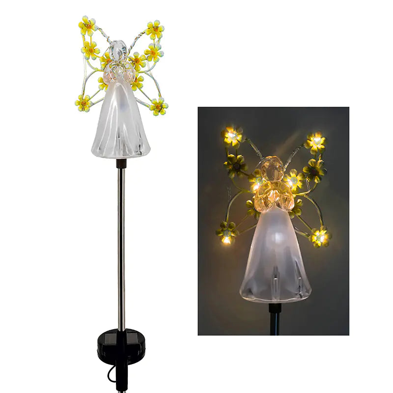 👼: Solar Angel Garden Lights - LED Outdoor Memorial & Decorative Lighting