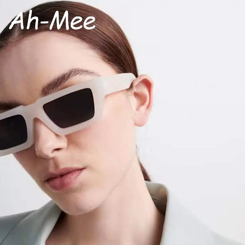 🔲: Vintage Square Frame Sunglasses - Hip-Hop Retro Style UV400