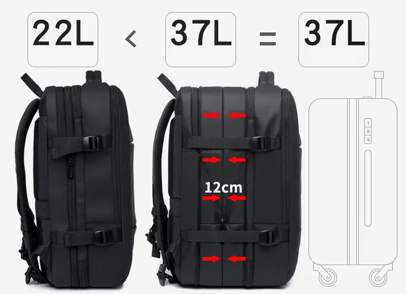 🎒: Foldable Waterproof Travel Backpack - Ultra-Portable Men's Adventure Pack