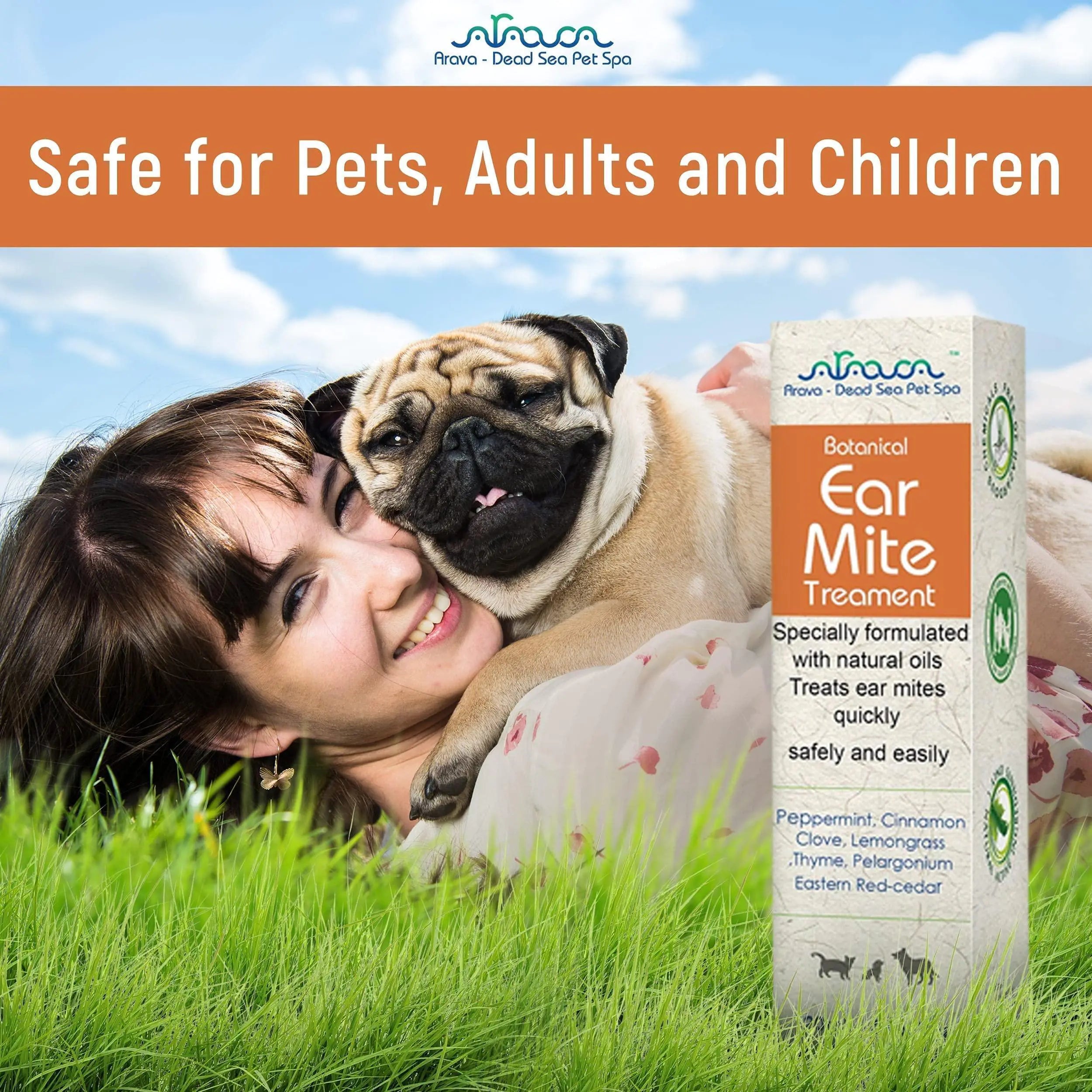 🦻: Natural Ear Mite Treatment - Dogs & Cats Ear Infection Cleaner