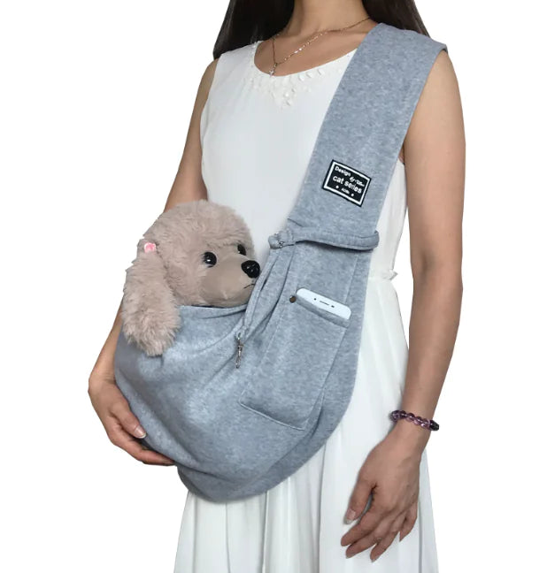 🎒: Pet Crossbody Carrier Bag - Hands-Free Travel Companion