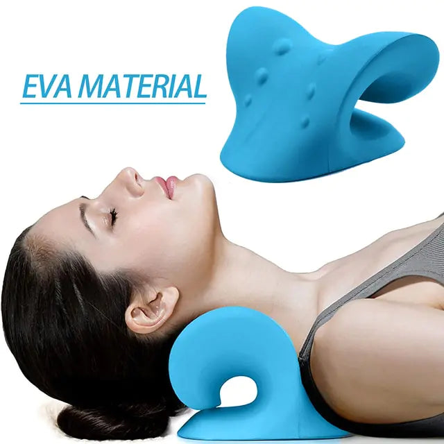 💆: Neck Stimulator Pillow Massager - Therapeutic Sleep Support Device