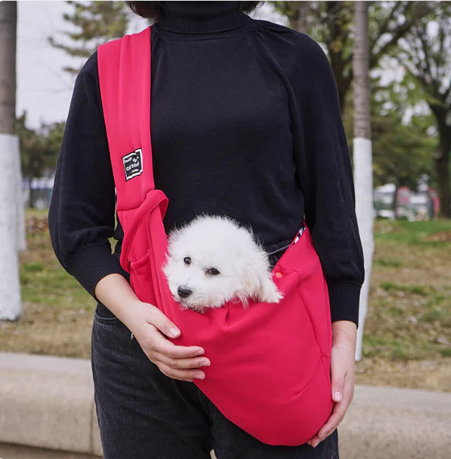 🎒: Pet Crossbody Carrier Bag - Hands-Free Travel Companion