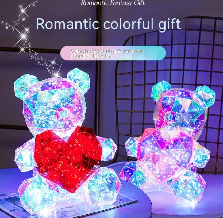 🐻: Color Spark Luminous Bear - LED Color-Changing Decorative Light