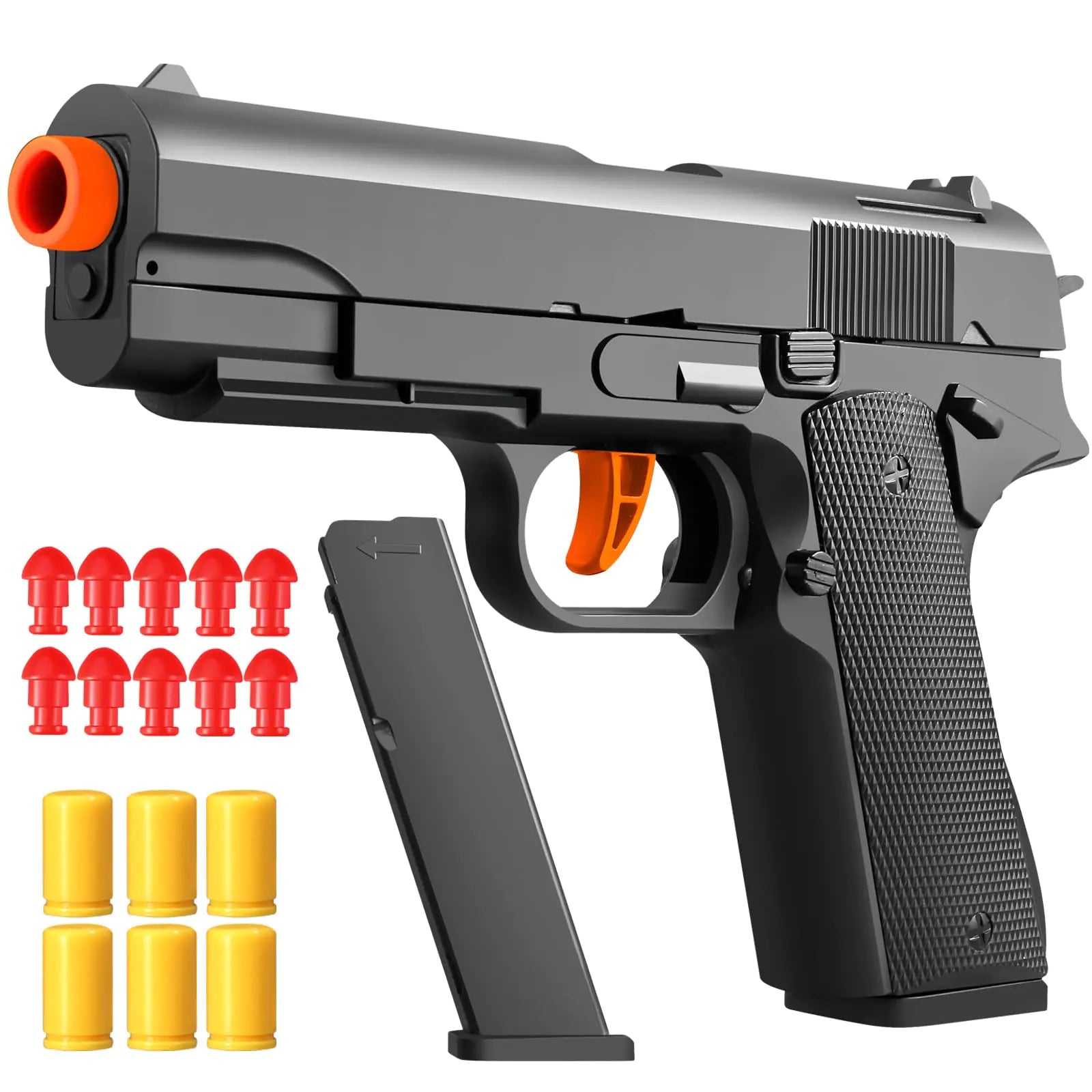 🔫: Realistic 1911 Pistol Foam Blaster - Shell Ejecting Toy Gun with Stress Relief