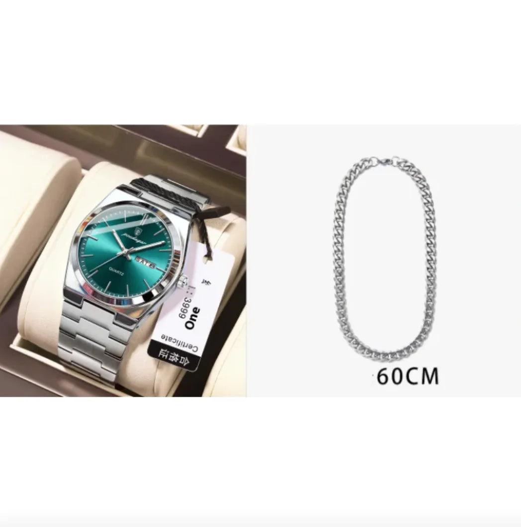 ⌚: Ultra-Thin Waterproof Men's Quartz Watch - 5mm Slim Profile 50M Resistant