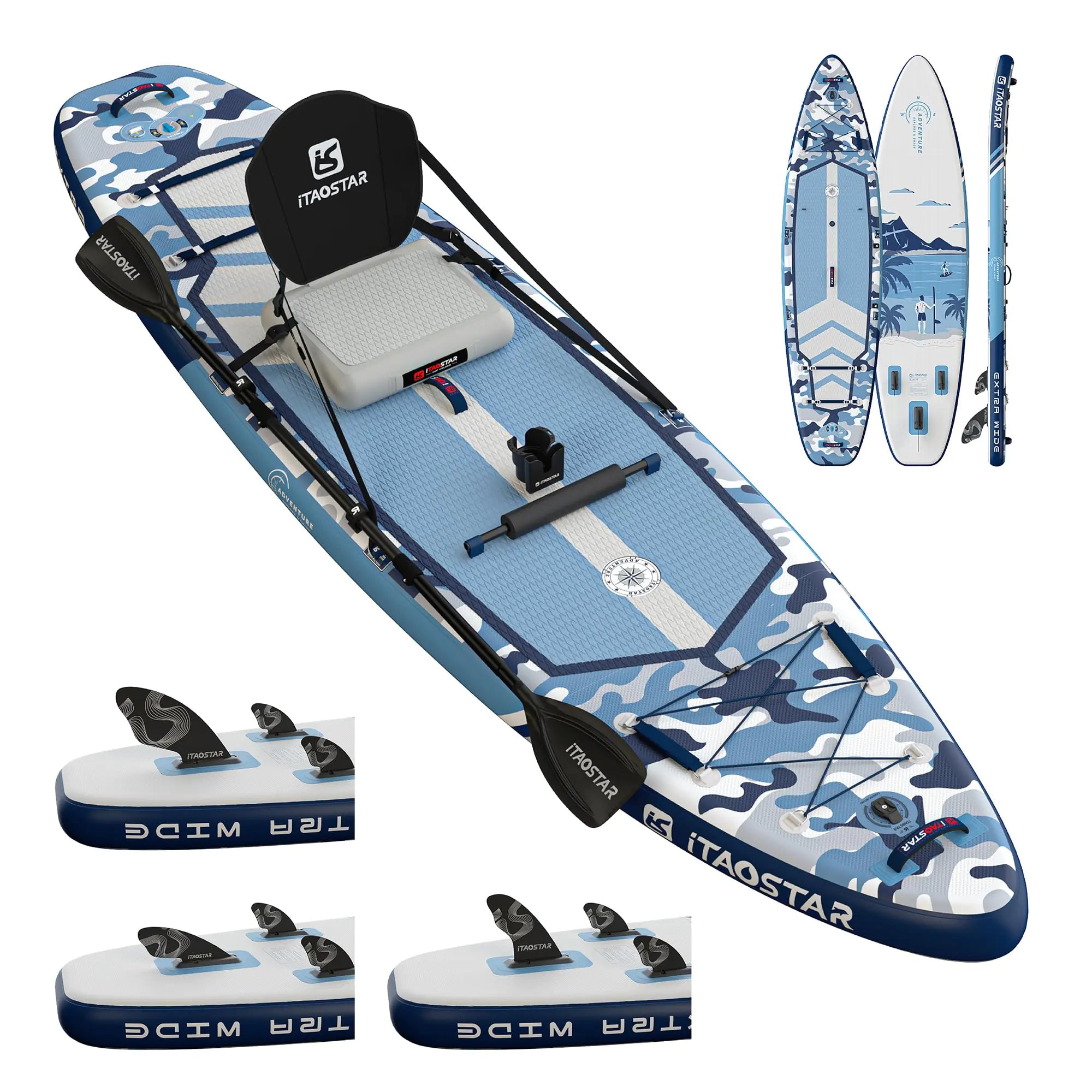 🏄: iTAOSTAR 35" Extra Wide Paddle Board - Premium Inflatable SUP with Complete Accessories