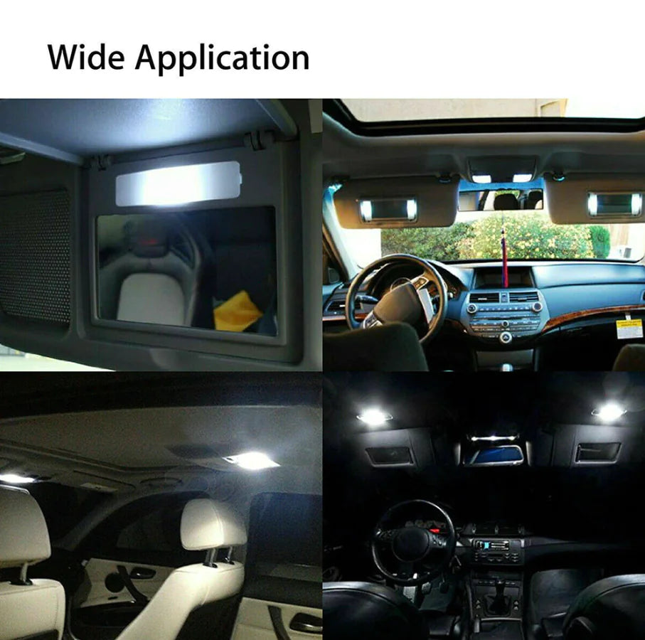 🚗: 28pcs Car Interior LED Light Kit - Complete White Combo Bulb Set