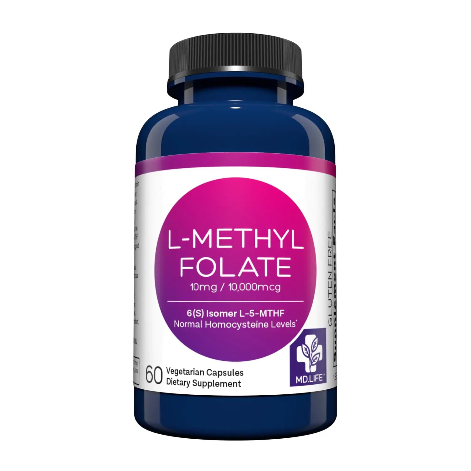 💊: MD Life L-Methylfolate 10mg - Maximum Potency MTHFR Support