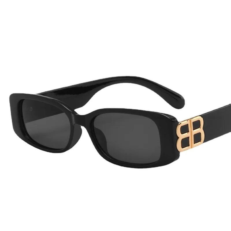 🔲: Small Square Frame Sunglasses Retro - Trendy UV400 Protection