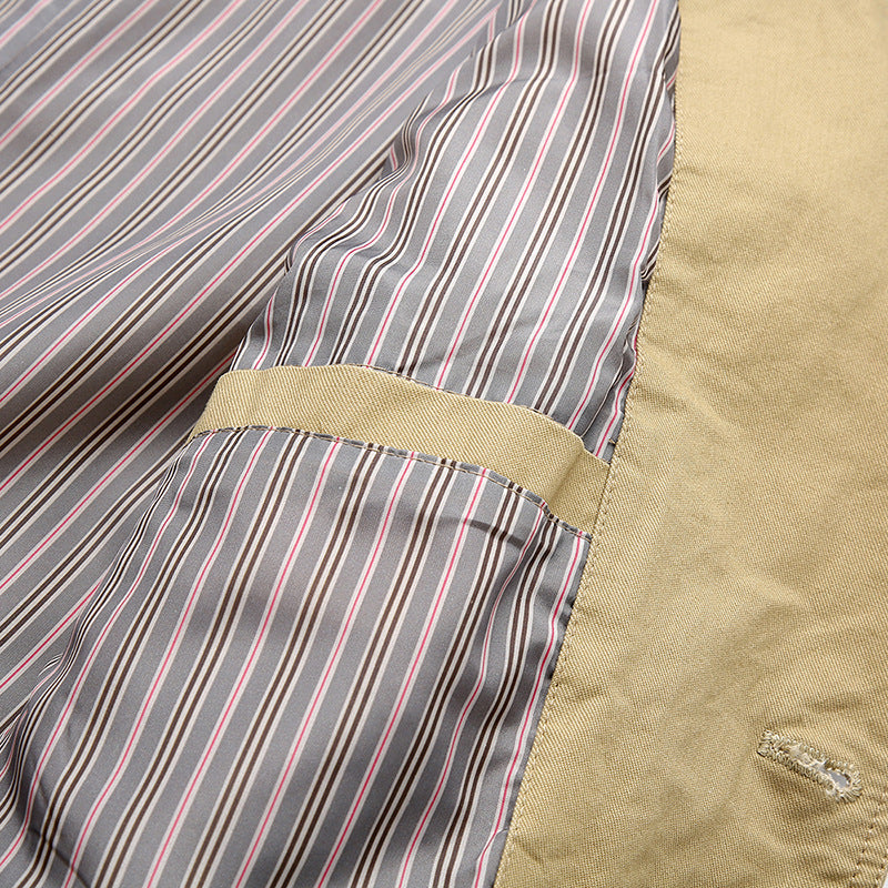 🧥: Men's Solid Color Single Breasted Jacket