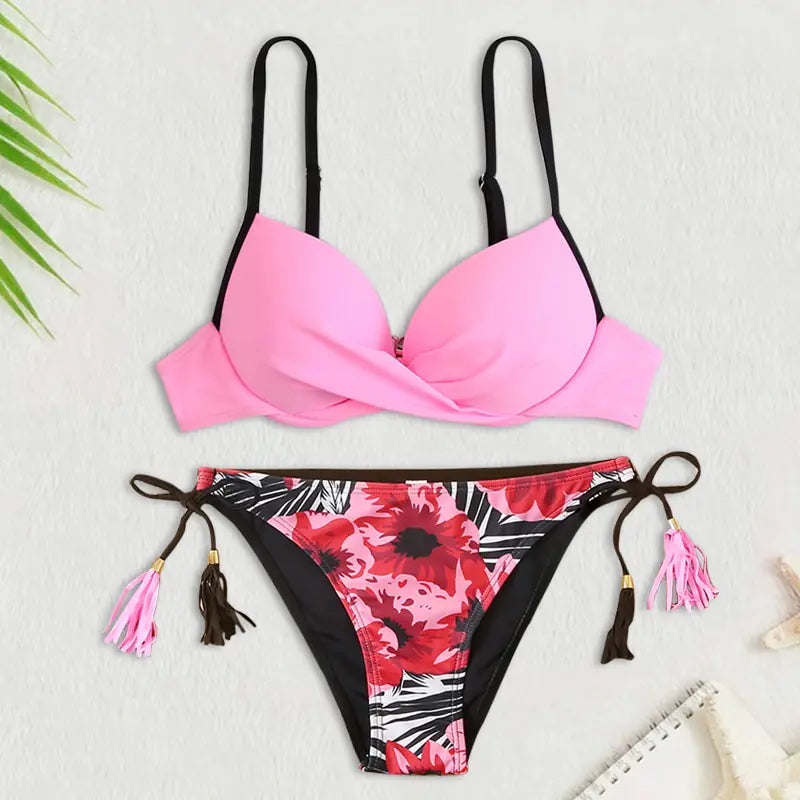 👙: Sexy Push-Up Bikini Set
