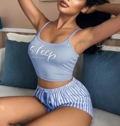 🛋️: Loungewear Set - Cozy Comfort in Pink & Sky Blue