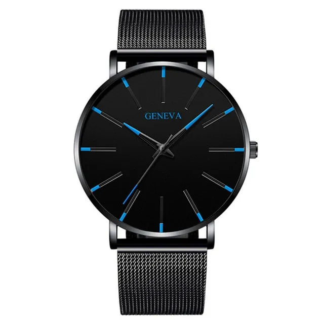 ⌚: Ultra Thin Quartz Watches For Men - Premium Minimalist Timepiece