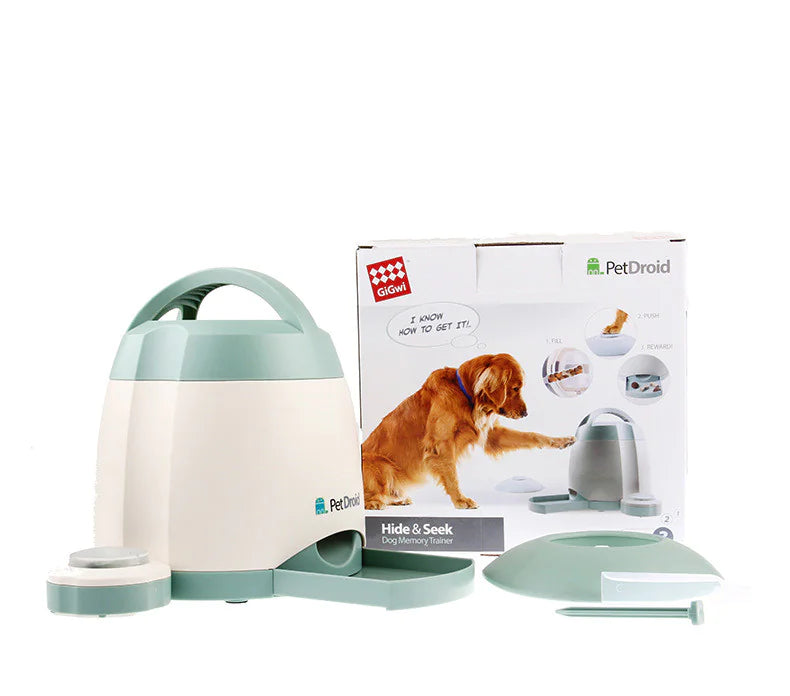 🔘: Button Push Dog Feeder - Easy-Press Automatic Feeding System