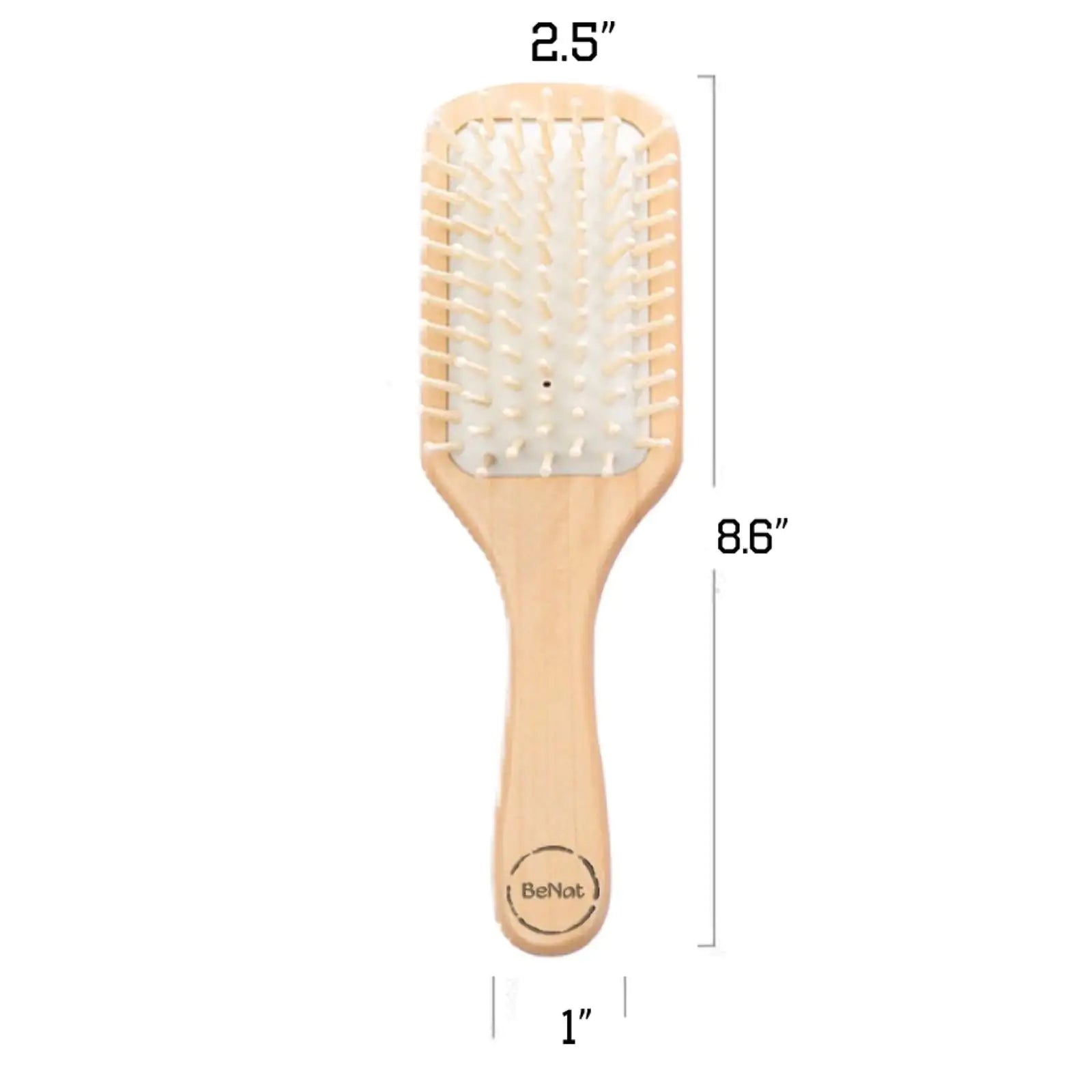🪮: Wooden Detangling Hair Brush - Natural Eco-Friendly Hair Care Tool