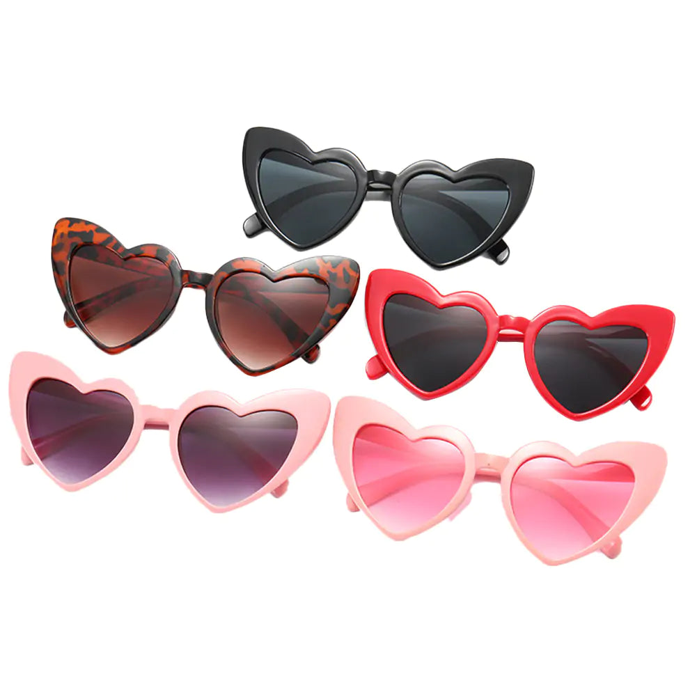 💖: Polarized Sunglasses and Heart Shaped - Fun UV400 Protection