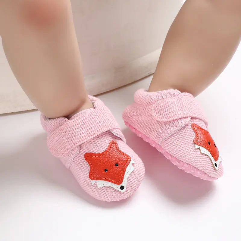 👶: Soft Sole Cartoon Baby Shoes for 0-1 Year Olds