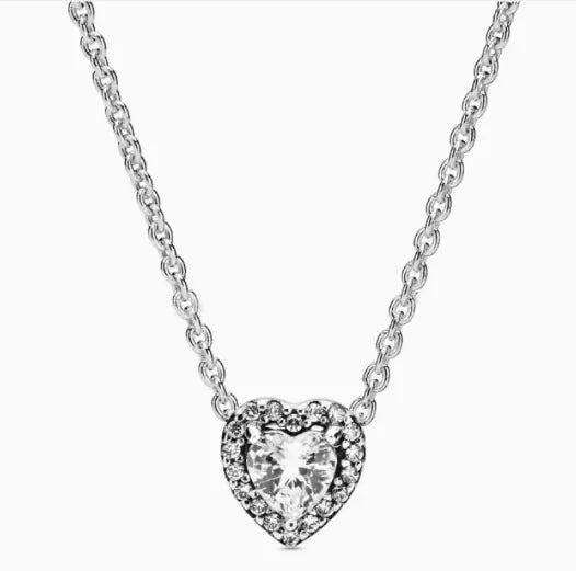 💎: 925 Silver Birthstone Diamond Necklace - Color Gemstone Pendant Jewelry
