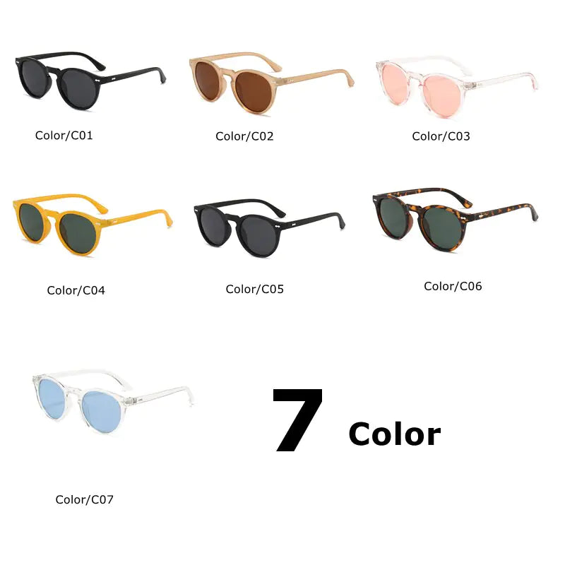 🕶️: Designer Polarized Round Lens Sunglasses - Effortless Chic Style