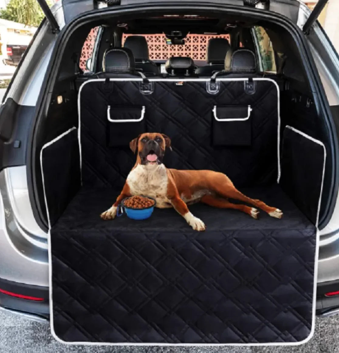 🚗: Pet Travel Rear Seat Cushion with Dog Toilet