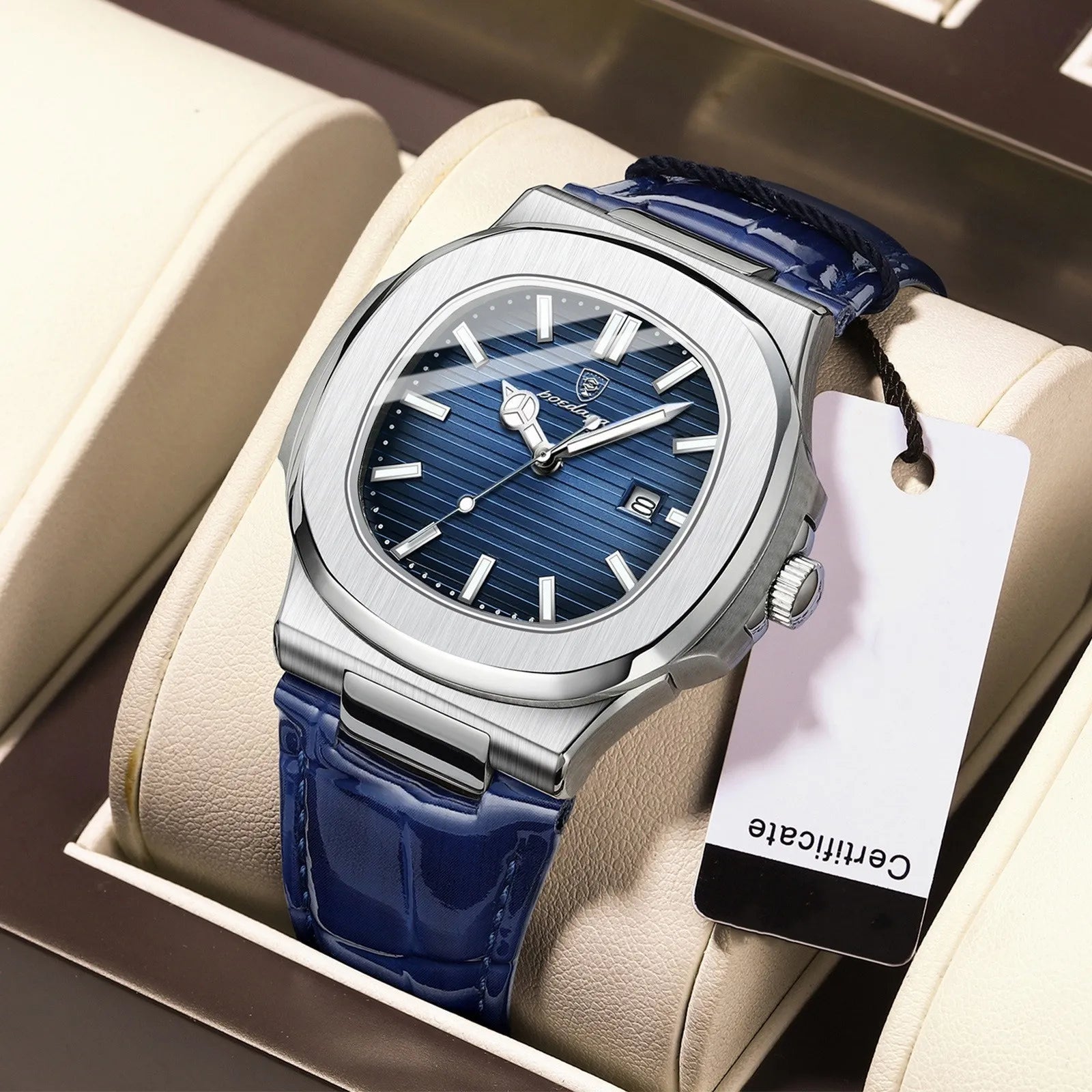 ⌚: Men's Waterproof Luminous Quartz Watch - 50M Water Resistant Timepiece