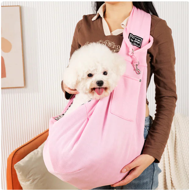🎒: Pet Crossbody Carrier Bag - Hands-Free Travel Companion