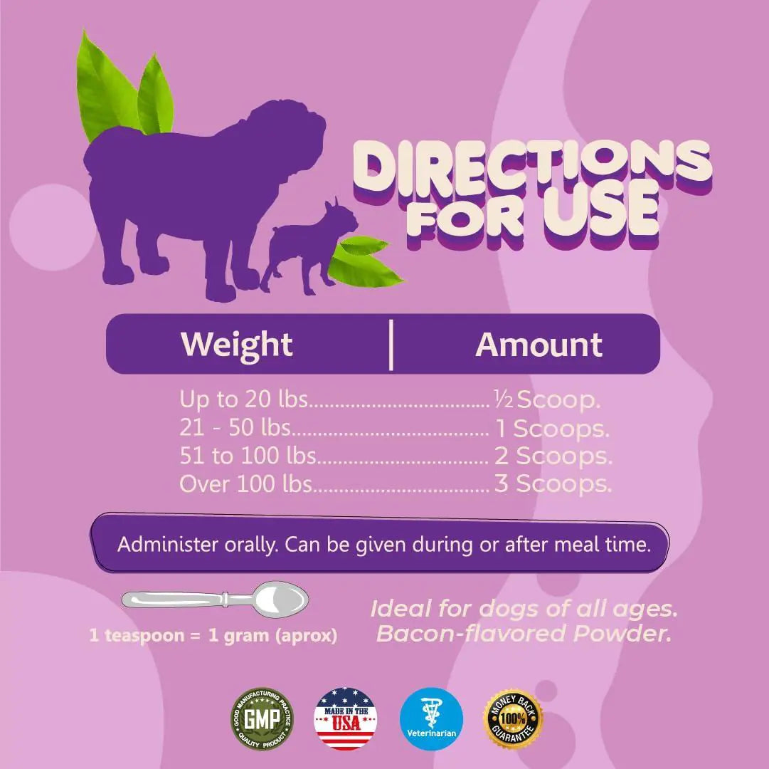 🦠: Dog Probiotics Extra Strength - 9 Species 5 Billion CFU Pet Supplement