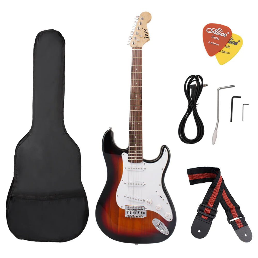 🎸: Electric Guitar Starter Pack ST38 - Complete Beginner's Bundle with Amplifier