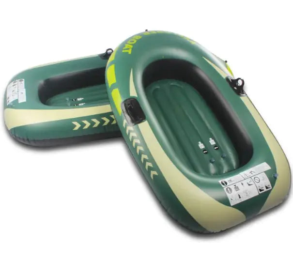🚤: Inflatable Boat - Portable Water Adventure Vessel for Recreation & Fishing