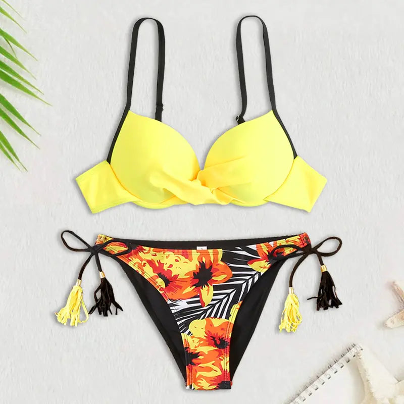 👙: Sexy Push-Up Bikini Set