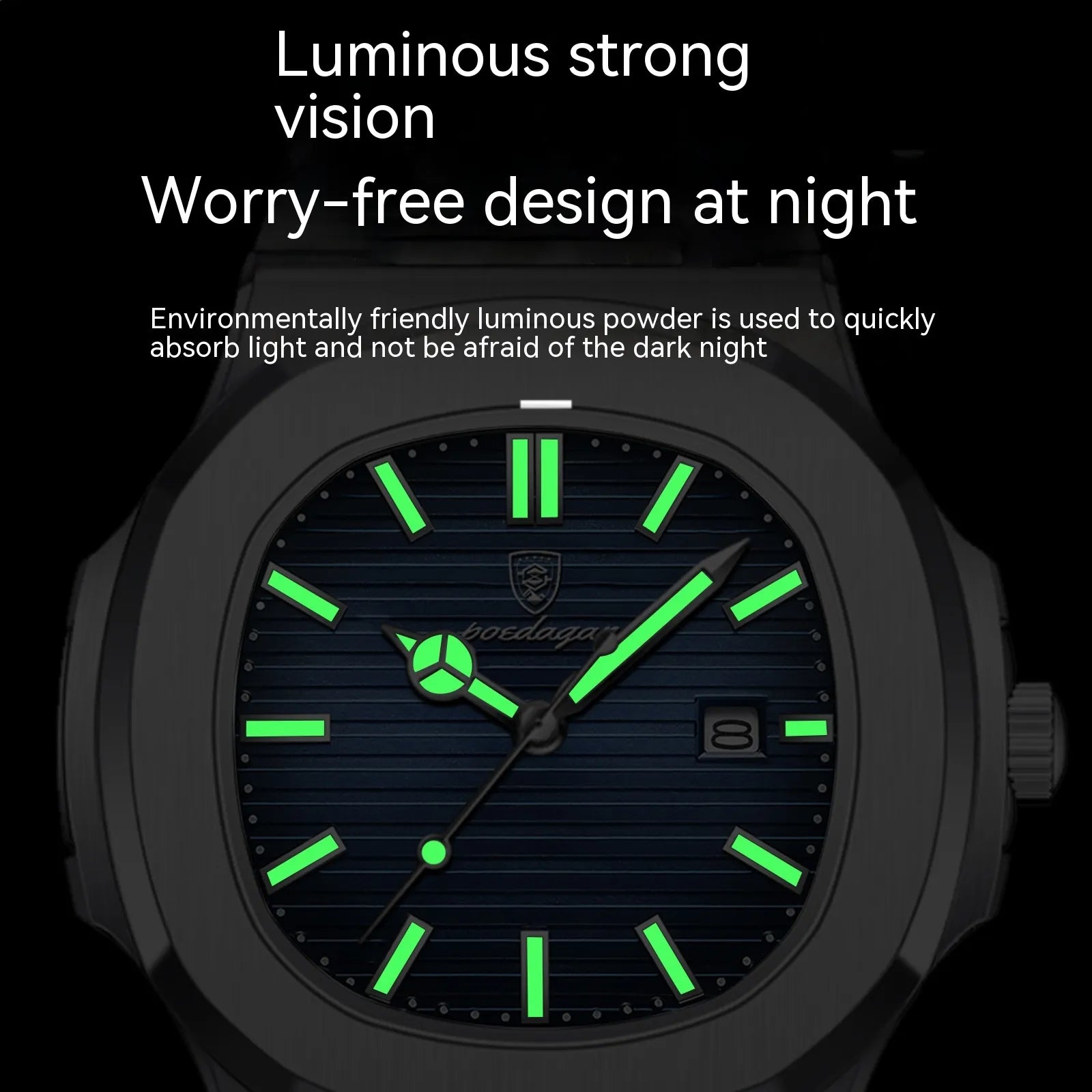 ⌚: Men's Waterproof Luminous Quartz Watch - 50M Water Resistant Timepiece