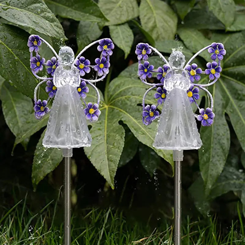 👼: Solar Angel Garden Lights - LED Outdoor Memorial & Decorative Lighting