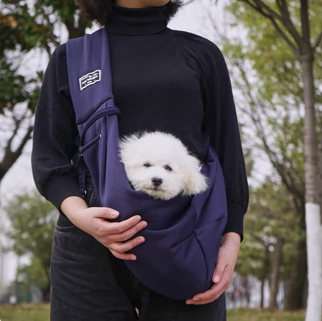 🎒: Pet Crossbody Carrier Bag - Hands-Free Travel Companion