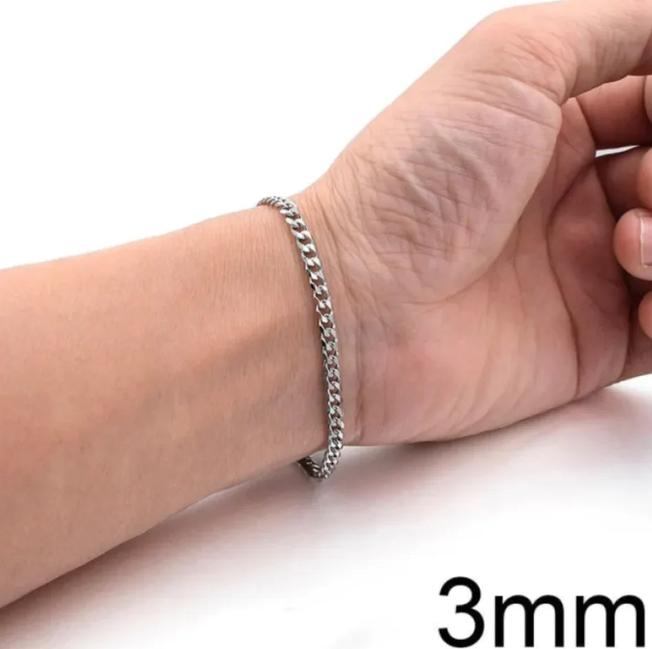 🔗: Men's Titanium Steel Cuban Link Bracelet