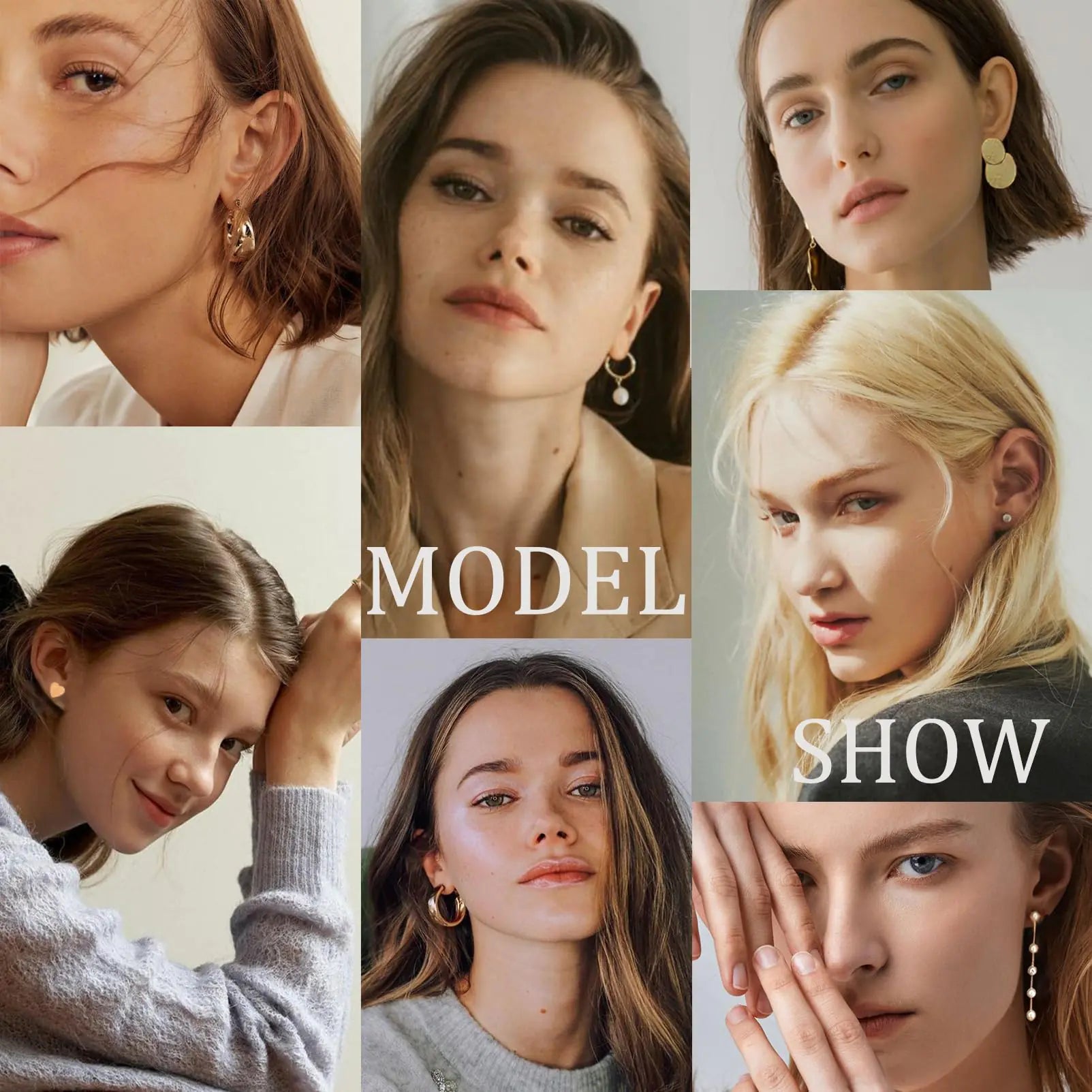 💎: 54 Pairs Gold Hoop Earrings Set - Ultimate Collection Chunky Pearl Twisted Statement Pack