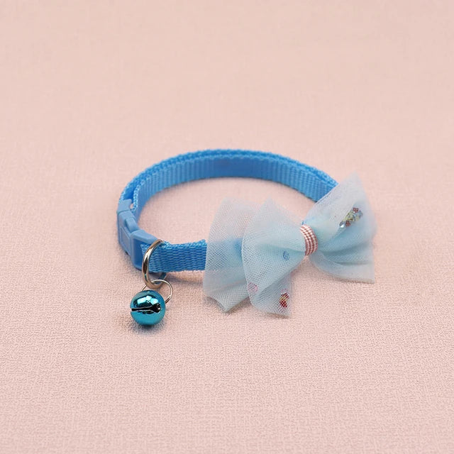 🎀: Plaid Print Pet Bow Tie Collar - Dapper Style Accessory