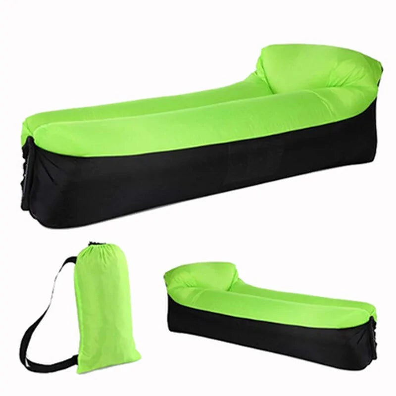 🏖️: Beach Lounge Inflatable Bag - Portable Comfort for Outdoor Relaxation