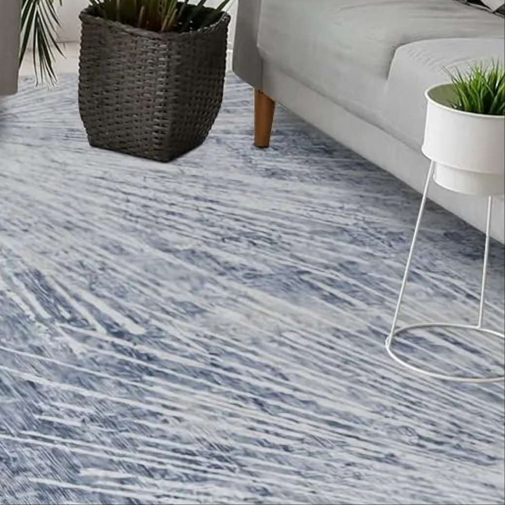 🏠: Premium 8x10 Modern Abstract Area Rug - Machine Washable Soft Non-Slip