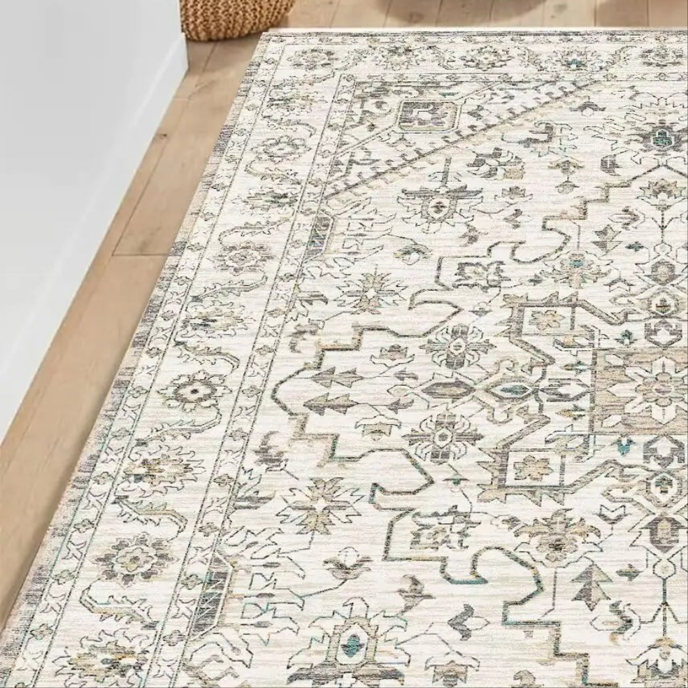🏠: Premium 4x6 Washable Area Rug - Soft Non-Slip Living Room Carpet