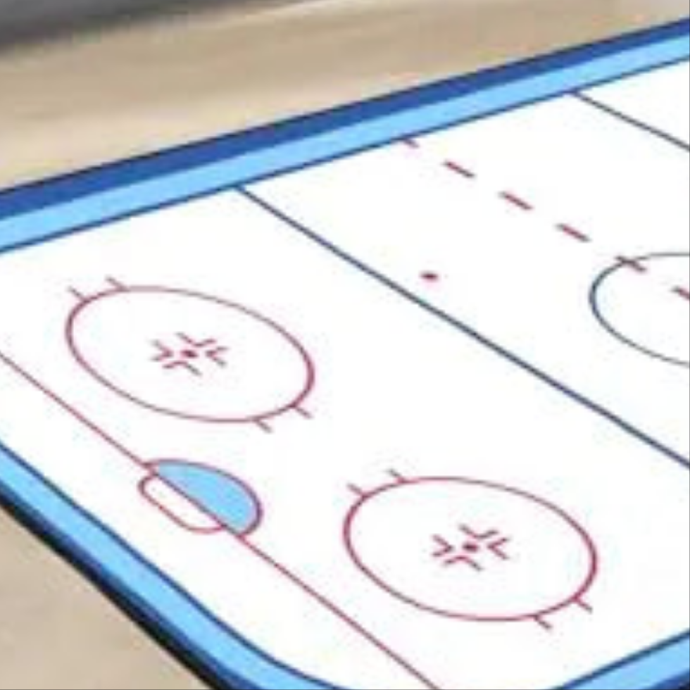 🏒: Ice Hockey Rink Area Rug 5x7 - American Hockey Sport Carpet Non-Slip
