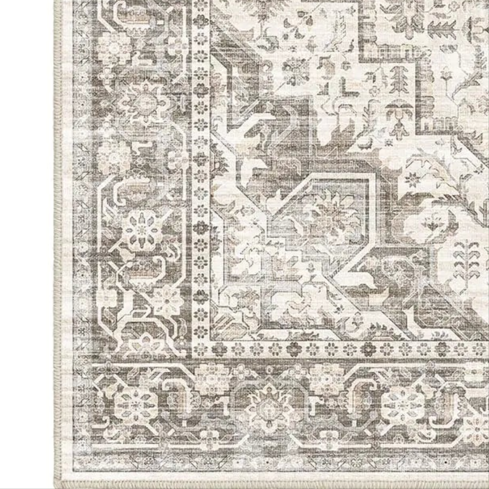 🏠: SONGLET Large 9x12 Washable Area Rug - Non-Slip Living Room Carpet