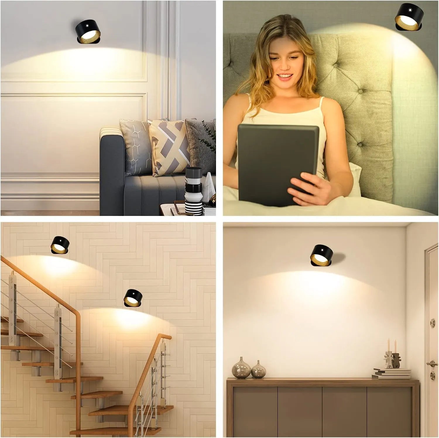 💡: Punch-Free Touch Lamp - No-Drill Installation LED Light