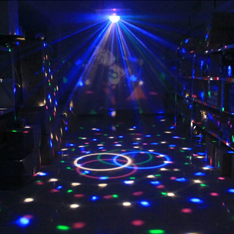 🕺: Disco Party Lights Strobe LED DJ Ball - Sound Activated Dance Lamp