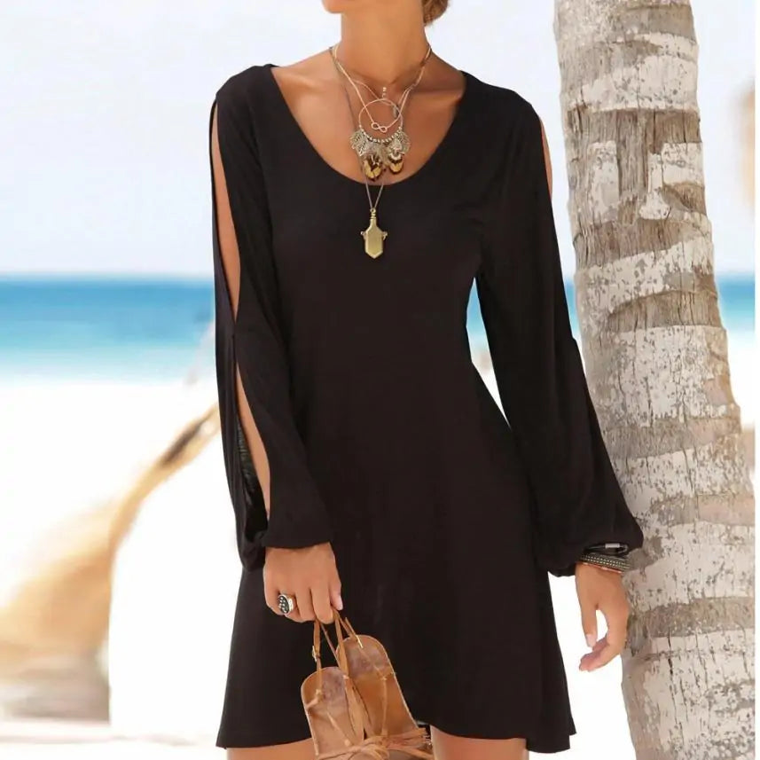 👗: Breezy Beach Mini Dress - Casual Summer Resort Style